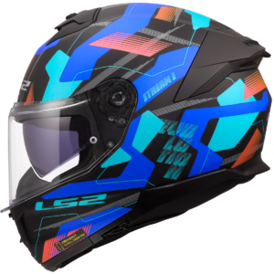 LS2 FF808 Stream II Mika Black Blue-06